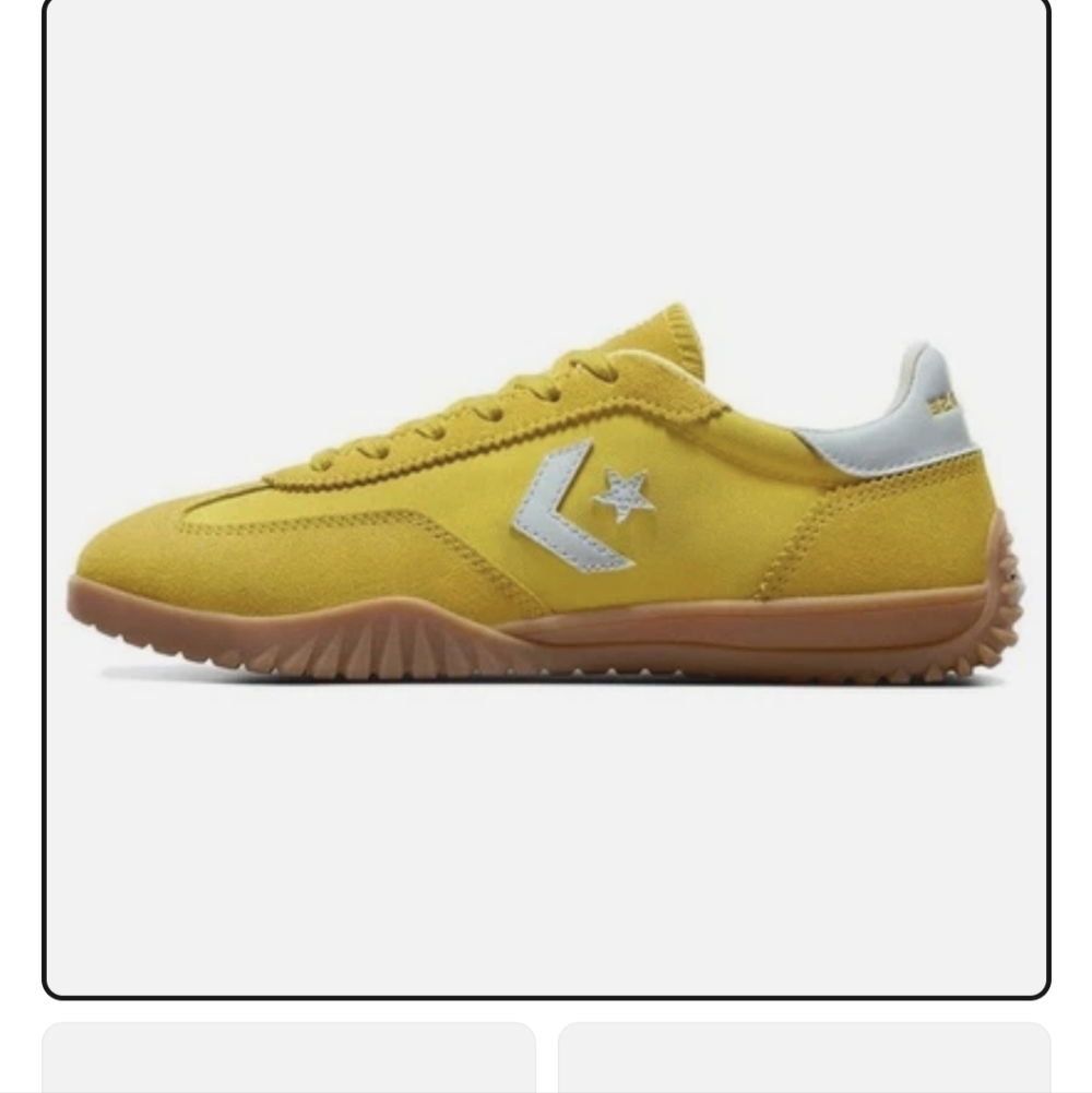 Converse Run Star Trainer Mustard Yellow Sneakers